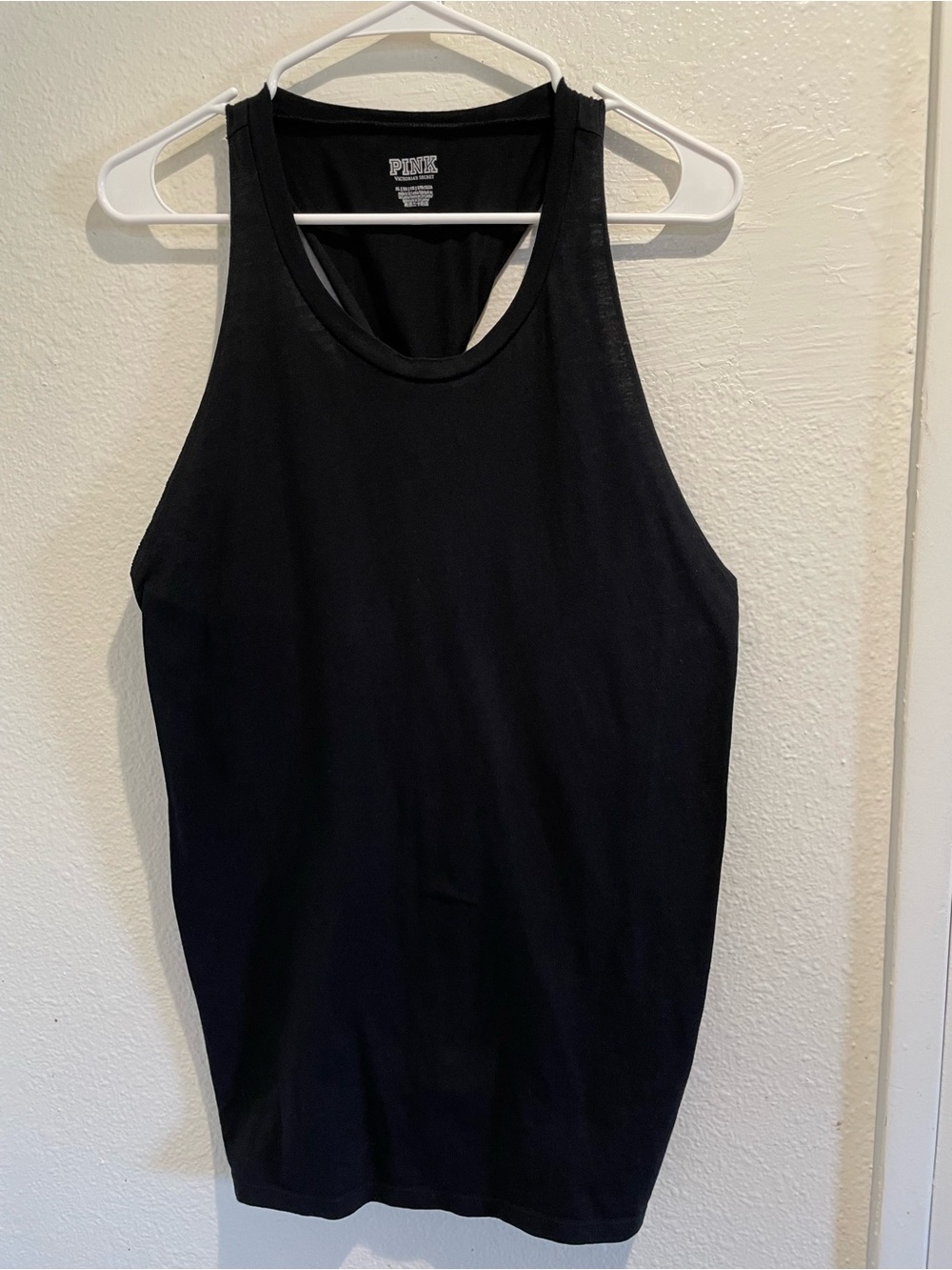 ✨ PINK Victoria's Secret Black Twist Back Active Tank XL ✨